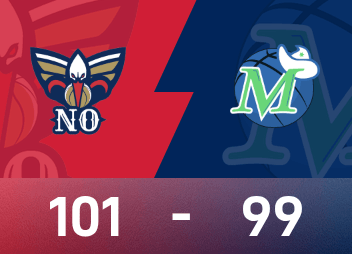 NBA战报：贝22分9板&弗拉格错失绝平，鹈鹕101-99独行侠