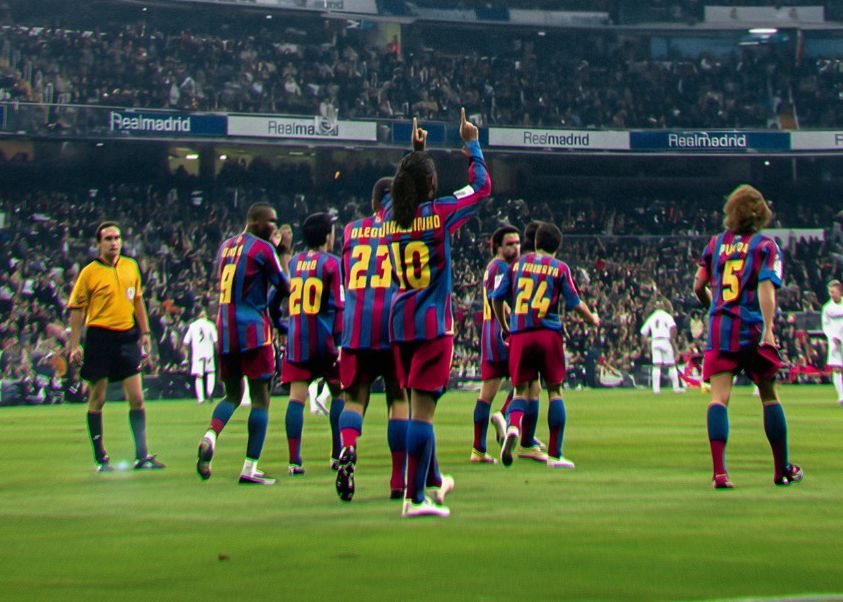 小罗社媒晒20年前征服伯纳乌照片，预热西班牙国家德比